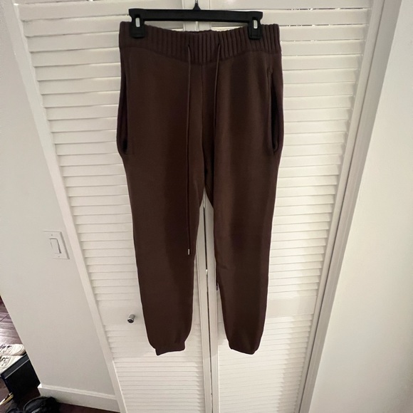 RHUDE Brown Cashmere Sweatpants